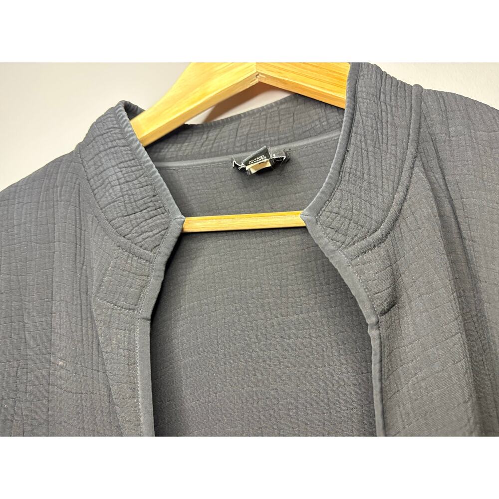 Eileen Fisher Black Blazer Jacket Size M - Picture 4 of 5